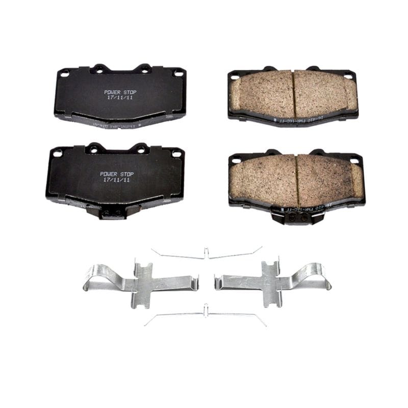 PowerStop — PowerStop - Z17 Low-Dust Ceramic Brake Pads with Hardware