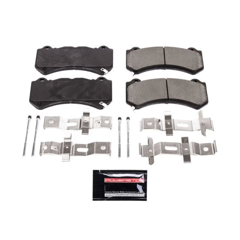 PowerStop — PowerStop - Z23 Daily Driver Carbon-Fiber Ceramic Brake Pads with Hardware Kit