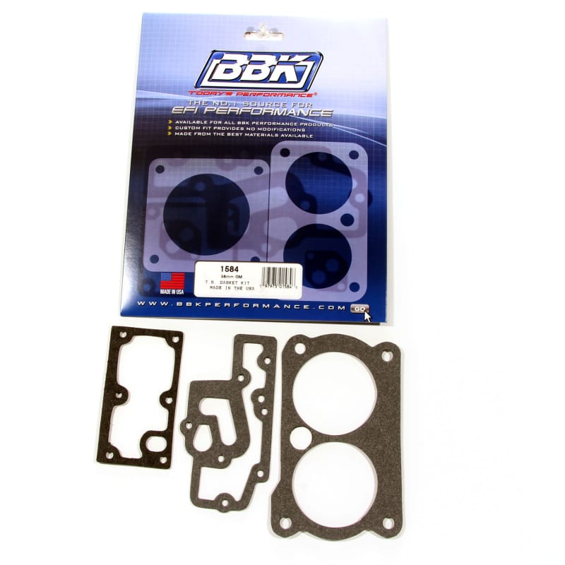 BBK — THROTTLE BODY GASKET KIT GM TWIN 58MM FOR #1536-1539-1542-1544
Throttle Body Gasket Kit