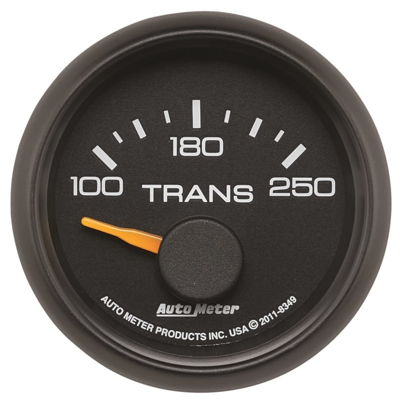 AutoMeter — GAUGE, TRANSMISSION TEMP, 2 1/16", 100-250 Degrees F, ELECTRIC, GM FACTORY MATCH