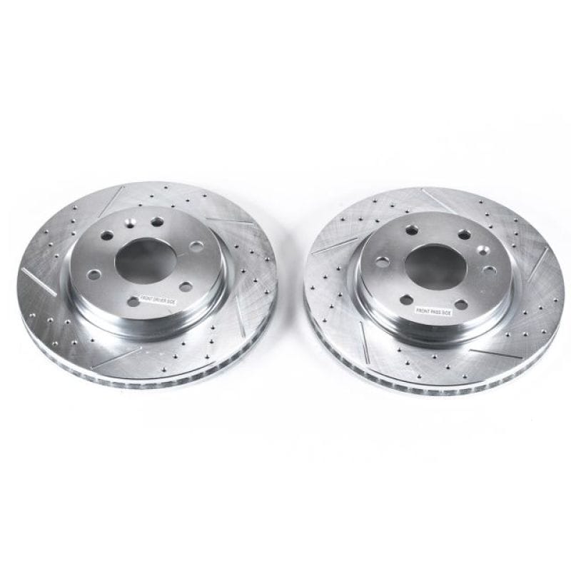 PowerStop — PowerStop Evolution Performance Drilled, Slotted & Plated Brake Rotor Pair