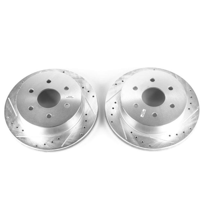 PowerStop — PowerStop Evolution Performance Drilled, Slotted & Plated Brake Rotor Pair