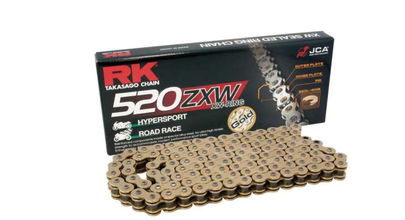 RK Chain — RK Chain GB520ZXW-100FT XW-Ring - Gold