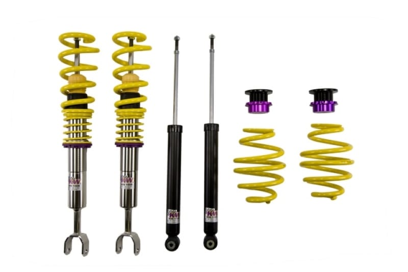 KW — Height adjustable stainless steel coilover system with pre-configured damping
KW COILOVER KIT V1 - 10280011