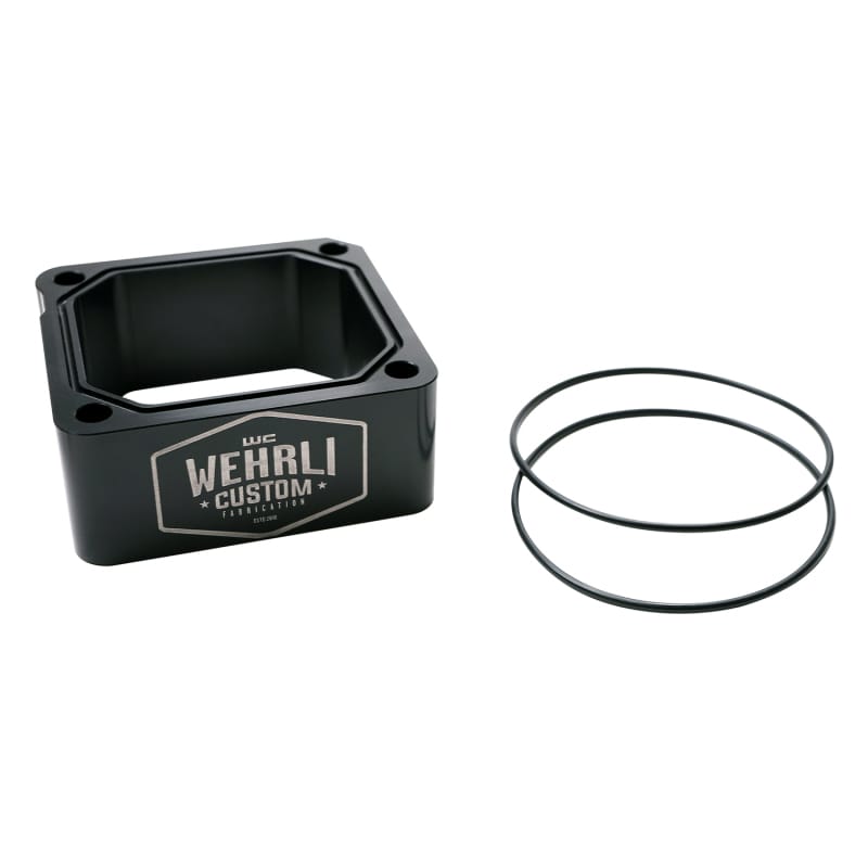 Wehrli — Intake Billet Spacer Kit, for 1998.5-2007 Cummins 5.9L, Black Anodized