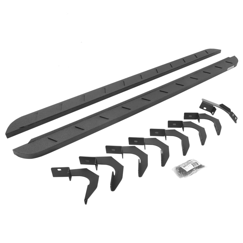 Go Rhino — RB10 Slim Line Running Boards with Mounting Brackets Kit
