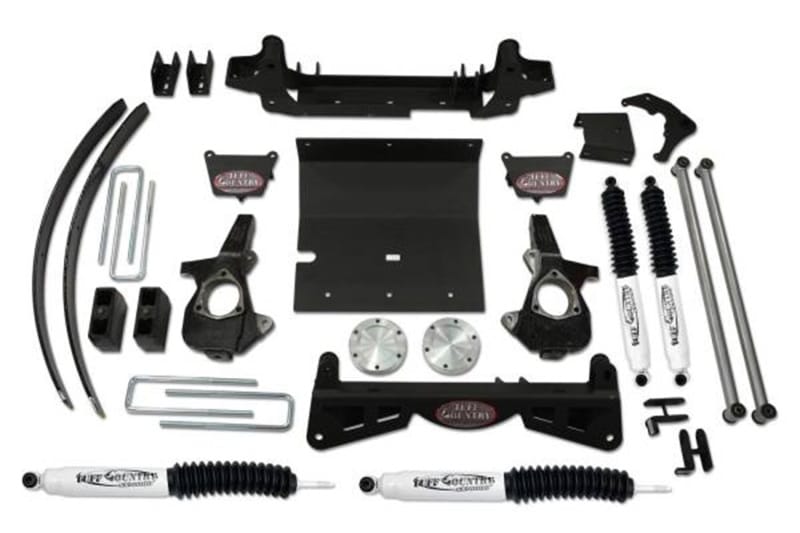 Tuff Country — 2006 Chevy Silverado 1500 4x4-6in. Lift Kit (w/3-piece sub frame) by (fits model