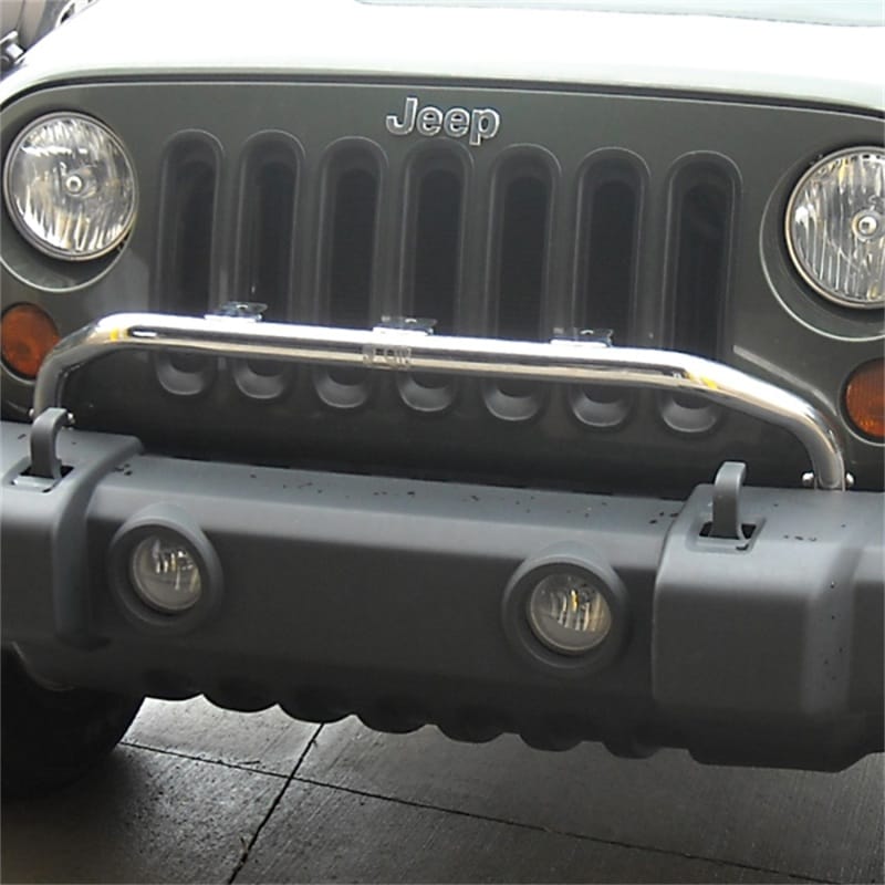 Rugged Ridge — Rugged Ridge 07-18 Jeep Wrangler JK Stainless Steel Bumper Mounted Light Bar