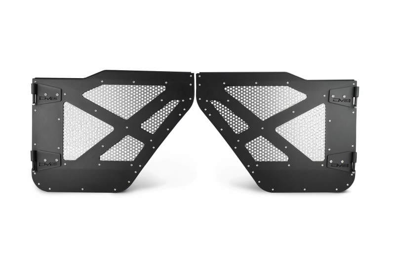 DV8 Offroad — Half Door with Aluminum Mesh; Rear
