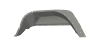 Road Armor — Road Armor 2020 Jeep Gladiator JT Stealth Rear Fender Liner Body Armor - Raw