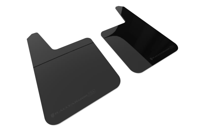 Rally Armor — Black Mud Flap/Metallic Black Logo