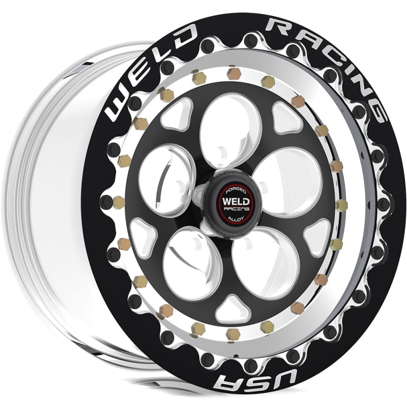 Weld — 15X10'' Black Magnum III 5X4.5'' Bolt Pattern 6.5'' Backspace - Blk SBL MT