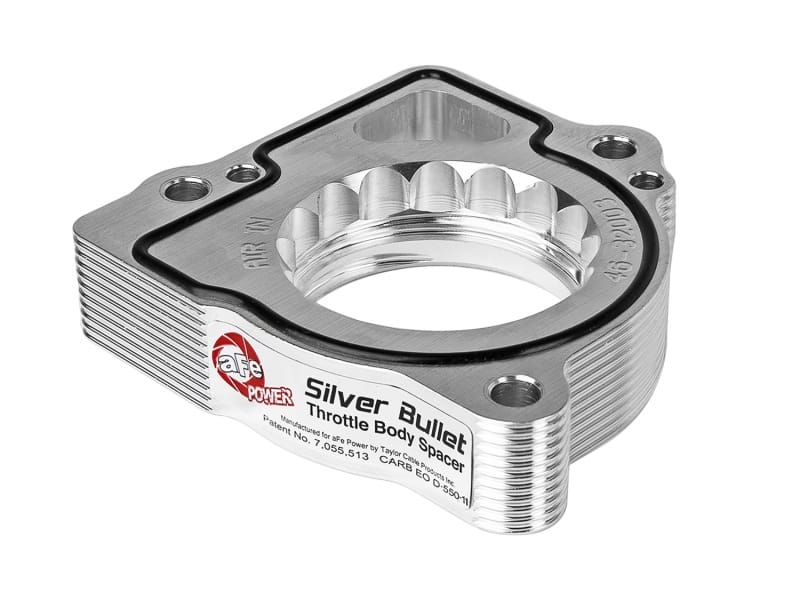 aFe — Silver Bullet Throttle Body Spacer Kit
Silver Bullet Throttle Body Spacer