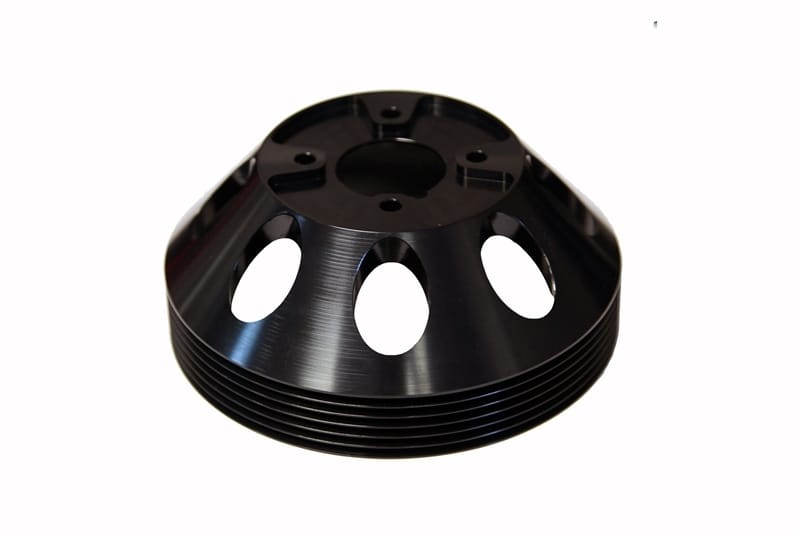 Torque Solution — Torque Solution Lightweight Water Pump Pulley (Black): Hyundai Genesis Coupe 3.8 2010+