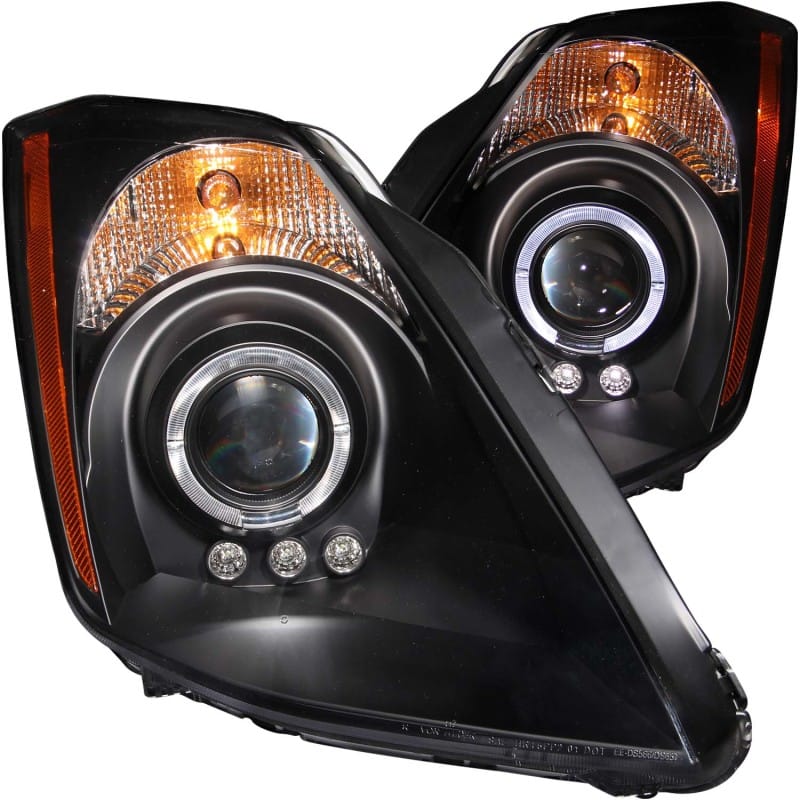 ANZO — ANZO 2003-2005 Nissan 350Z Projector Headlights w/ Halo Black
Head Light Set
HdLtSet