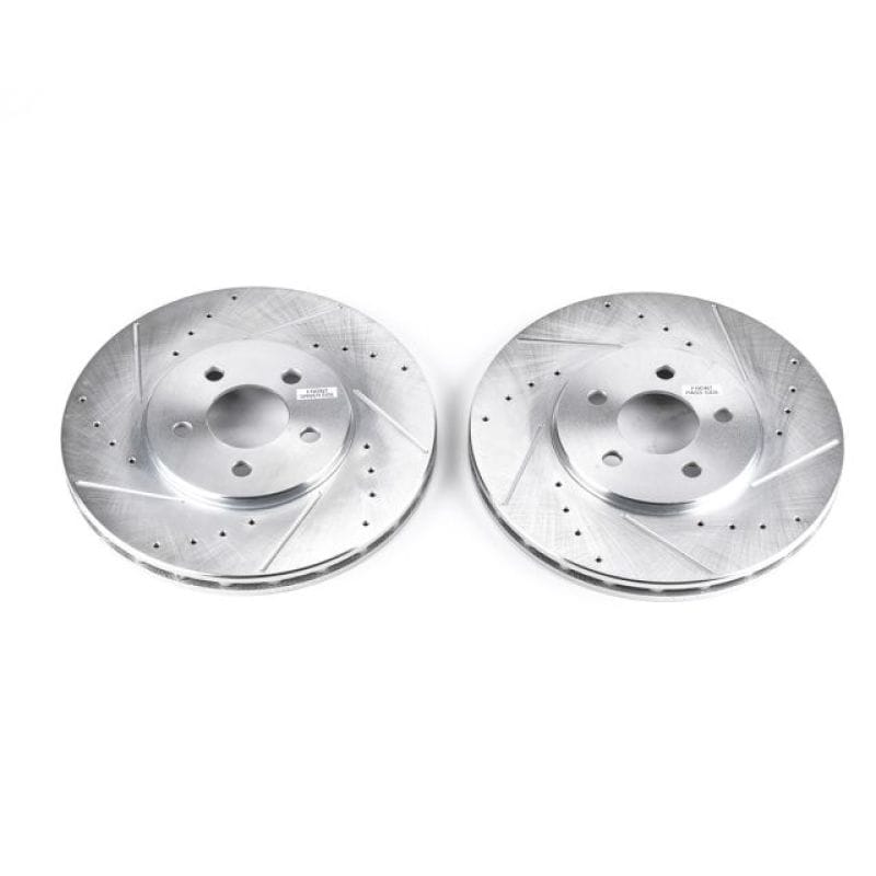 PowerStop — PowerStop Evolution Performance Drilled, Slotted & Plated Brake Rotor Pair