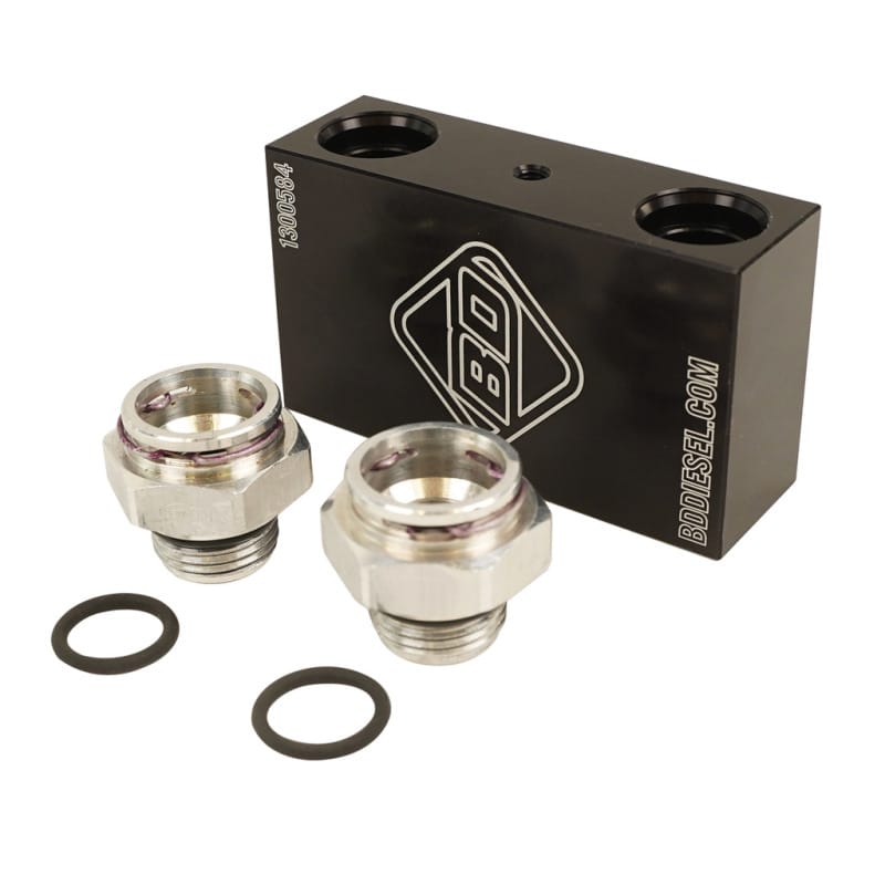 BD Diesel — Transmission Oil Cooler Bypass Tube Eliminator Kit
COOLER BYPASS DELETE CHEVY/GM ALLISON 17-19
