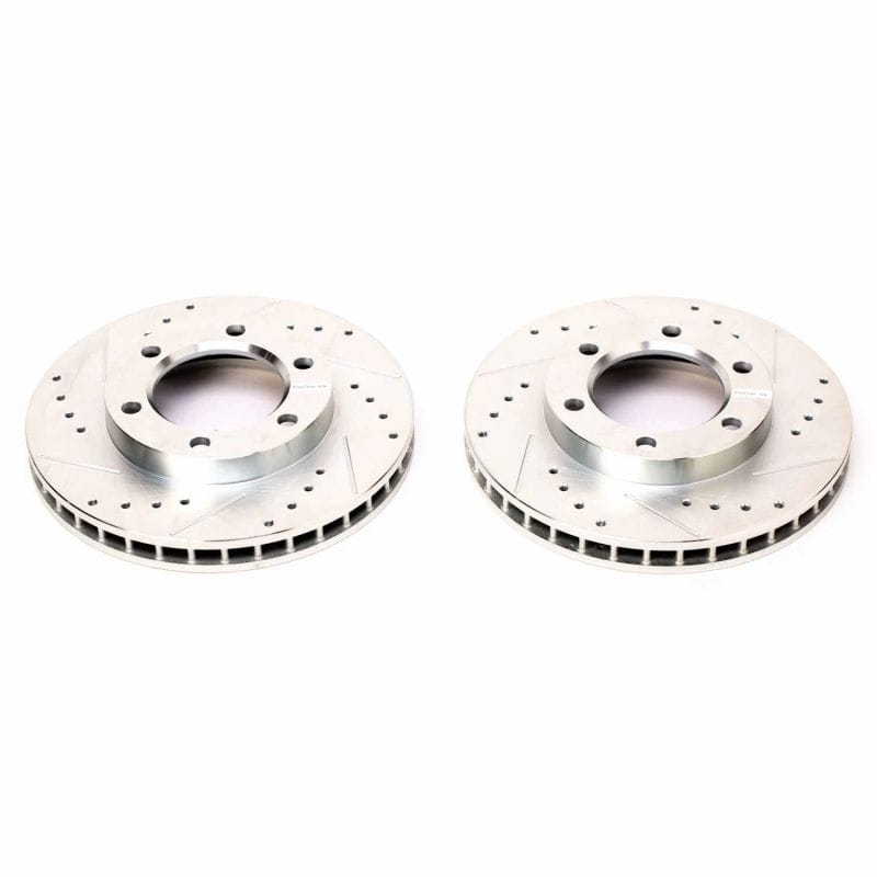 PowerStop — PowerStop Evolution Performance Drilled, Slotted & Plated Brake Rotor Pair