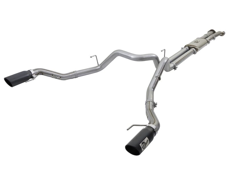 aFe — MACH Force-Xp 3 IN 409 Stainless Steel Cat-Back Exhaust System w/Black Tip