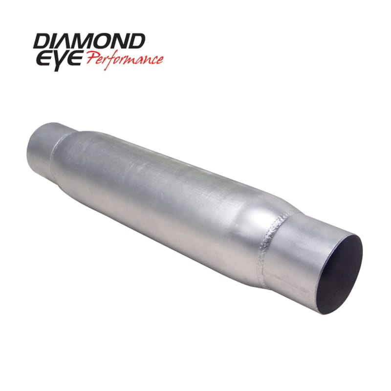 Diamond Eye Performance — PERFORMANCE DIESEL EXHAUST PART-4in. ALUMINIZED PERFORMANCE QUIET TONE RESONATOR