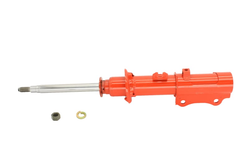 KYB — KYB AGX manually-adjustable shocks and struts allow you to design your own ride control performance without special tools, quickly and as often as you want. Enthusiasts can increase individual corner damping rates up to 125% more than the vehicles OEM design.  For ease of access, depending on vehicle application, the KYB AGX either has an eight position knob or a four position screwdriver slot. However, both offer the same overall capability. One simple adjustment increases both rebound and comp
Damping Rate Adjustable Strut