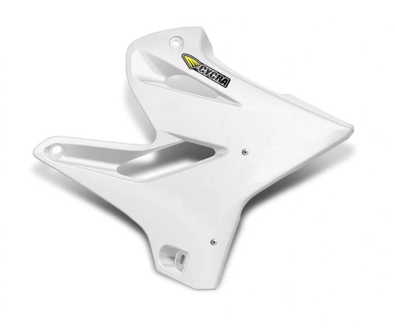 Cycra — Cycra 05-22 Yamaha YZ125-250/X Powerflow Radiator Shrouds - White