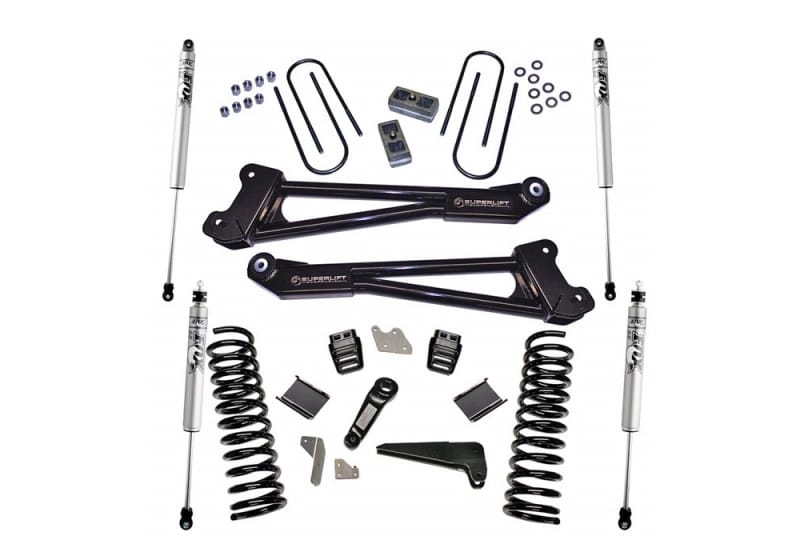 Superlift — 4" Lift Kit w/ FOX Shocks - 13-18 Ram 3500 4WD Diesel w/ Radius Arms
4in. Lift Kit w/FOX Shocks-13-18 Ram 3500 4WD Diesel w/Radius Arms