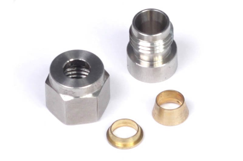 Haltech — 1/4 In. Stainless Steel Weld-on Kit - inc Nut and Ferrule