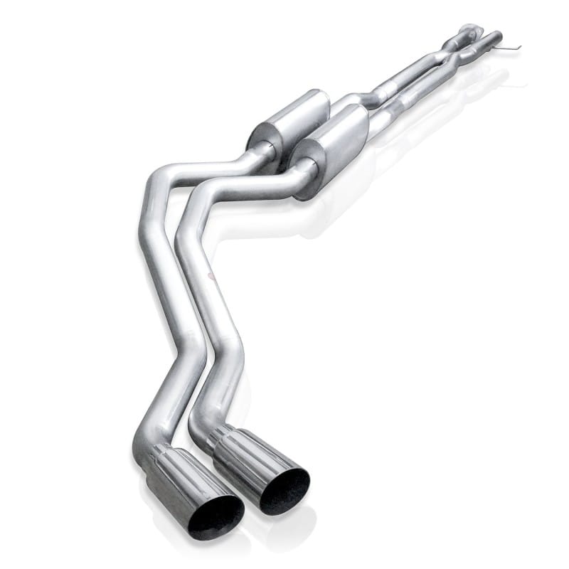 Stainless Works — Stainless Works Catback Dual Turbo S-Tube Mufflers Factory & Performance Connect