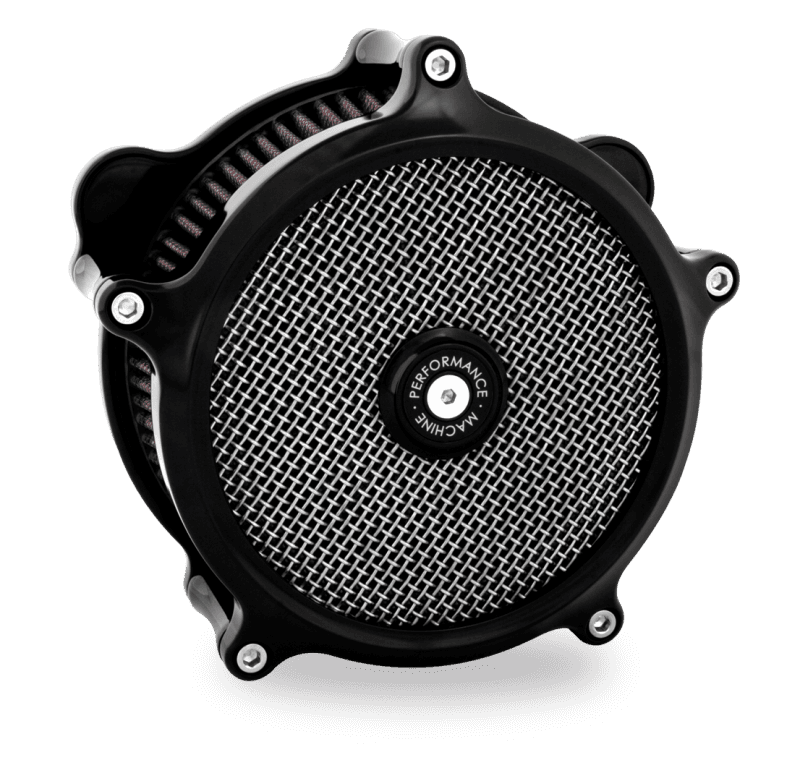 Performance Machine — Performance Machine 23-Up CVO, 2024 Touring Super Gas Air Cleaner - Black Ano