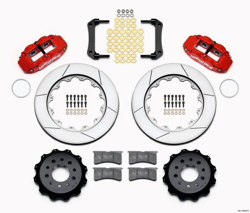 Wilwood — KIT,REAR,CAMARO,2010,W/C6 HUB,FNSL4R 14.00 ROTOR,RED