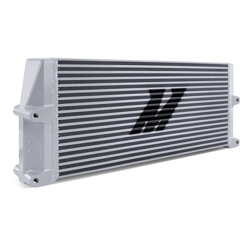 Mishimoto — Universal Oil Cooler, HD Bar-and-Plate, Silver, 17" Core, Same-Side Outlets