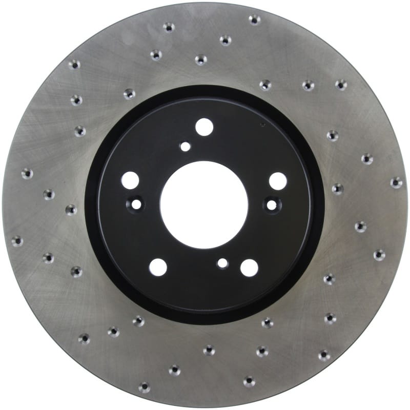 Stoptech — StopTech Sport Cross Drilled Brake Rotor; Front Right
