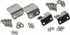 Kentrol — Kentrol 72-86 Jeep CJ Strut Rod Mounting Brackets 4 Pieces Fiberglass - Polished Silver