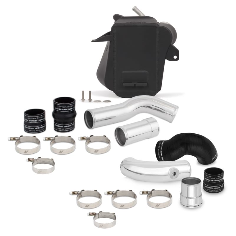 Mishimoto — Air-to-Water Intercooler Kit, Black/Polished, fits Ford 6.7L Powerstroke 2011+