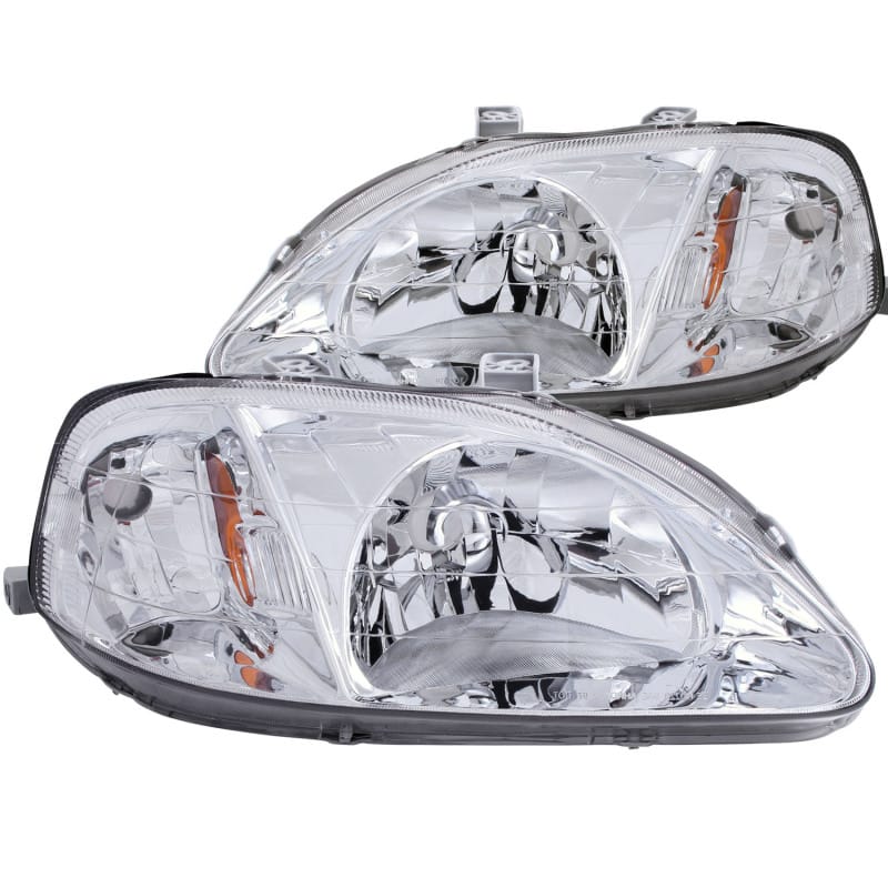 ANZO — ANZO 1999-2000 Honda Civic Crystal Headlights Chrome
Head Light Set
HdLtSet