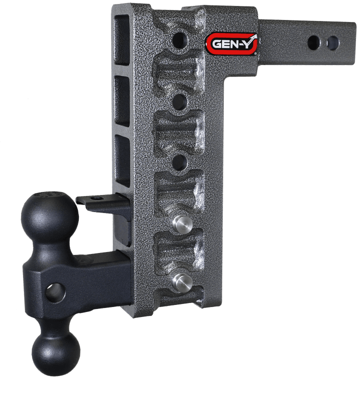 GEN-Y Hitch — Gen-Y Mega Duty 2in Shank 10in Drop 1.5K TW 10K Hitch w/GH-031 Dual-Ball/GH-032 Pintle Lock
Drop Hitch