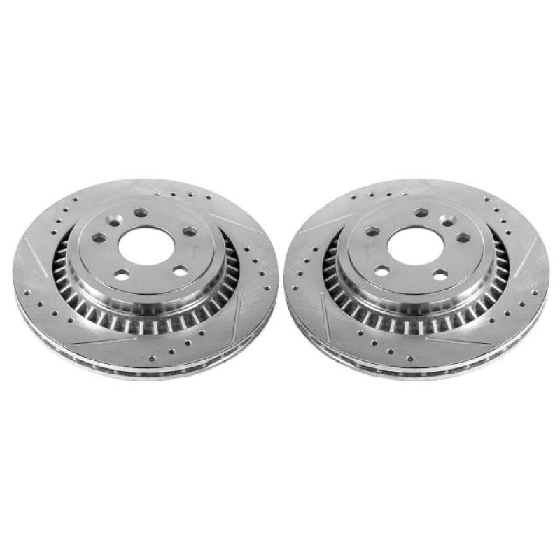 PowerStop — PowerStop Evolution Performance Drilled, Slotted & Plated Brake Rotor Pair