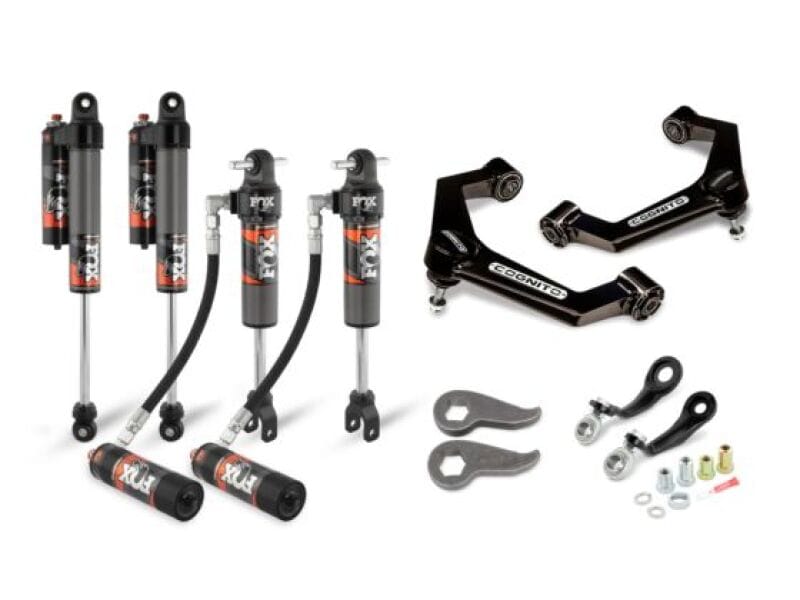 Cognito — 3" Elite Leveling Kit w/ Fox 2.5 Reservoir Shocks 2011-2019 GM 2500HD/3500HD
