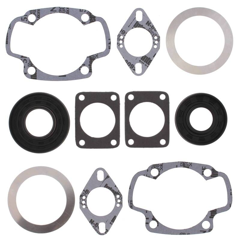 Vertex Pistons — Vertex Gaskets 1975 Arctic Cat El Tigre 250 Z (Kawasaki) FA/2 Complete Gasket Kit w/ Oil Seals