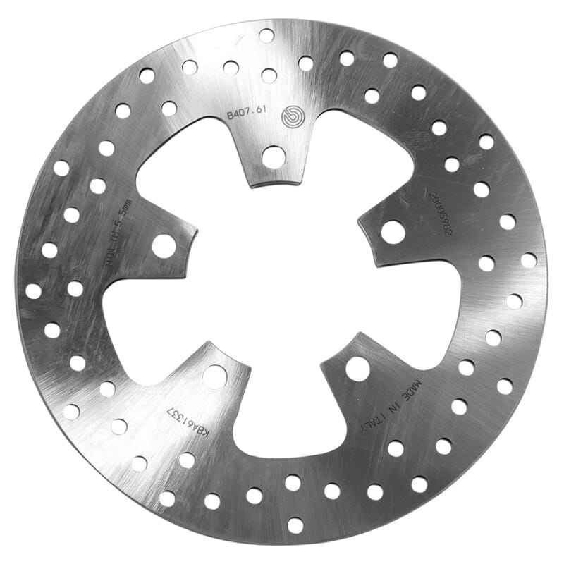 Brembo OE Powersports — Brembo OE 96-02 Kawasaki ZX-7R Ninja 750cc 230x6mm Brake Disc - Rear Fixed