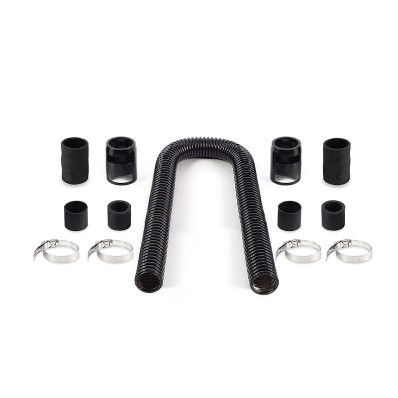 Mishimoto — Universal Flexible Stainless Steel Radiator Hose Kit, Black, 36in