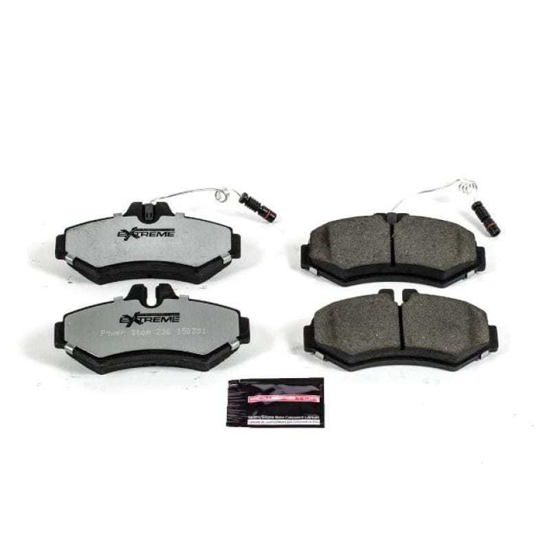 PowerStop — PowerStop - Z36 Truck and SUV Carbon-Fiber Ceramic Brake Pads with Hardware Kit
