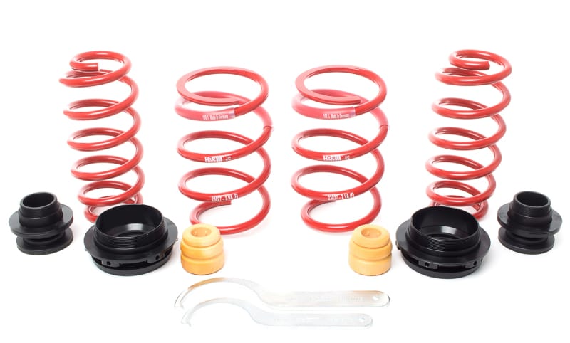 H&R — H&R 21-22 Audi S3 (AWD) Typ 8Y / 2022 VW Golf R MK8 VTF Adj. Lowering Springs (w/ Sport Sus.) w/D