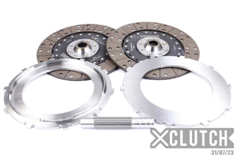 XCLUTCH — Clutch Kit Service Pack; 9" Twin Solid Organic Clutch Discs