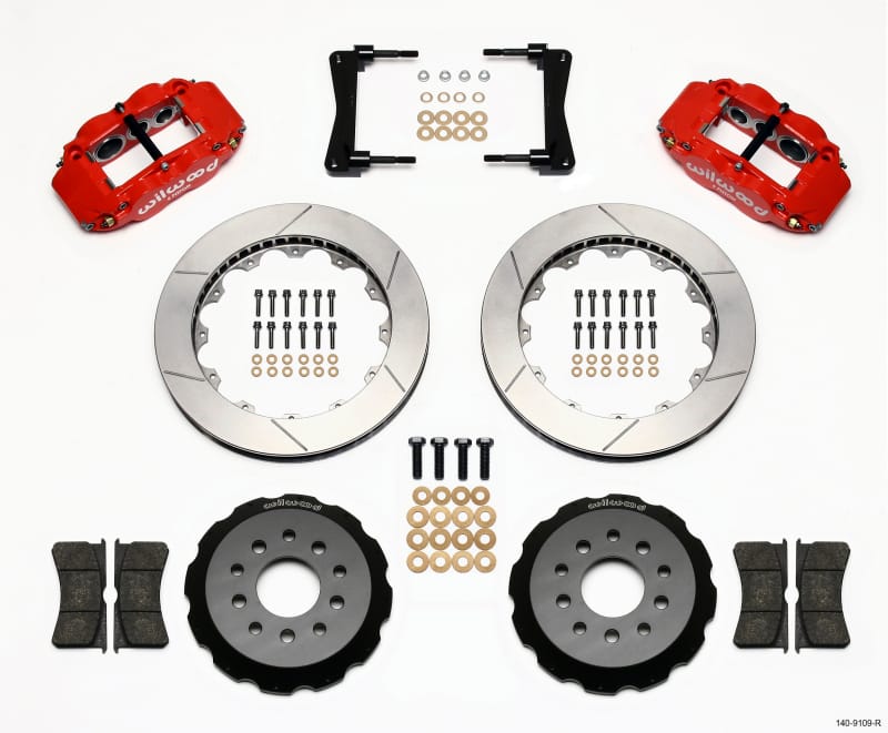 Wilwood — KIT,FRONT,MUSTANG,2005,FNSL6R,13.00 ROTOR,RED