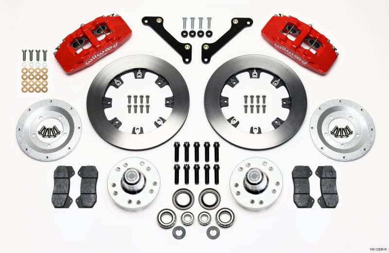Wilwood — KIT,FRONT,CAMARO,79-81,DP6,FORGED HUB 12.19 VENTED,RED