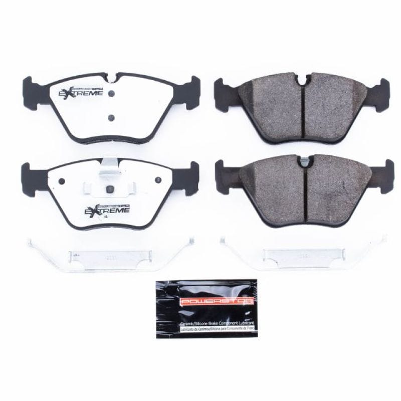 PowerStop — PowerStop - Z26 Performance Carbon-Fiber Ceramic Brake Pads with Hardware Kit