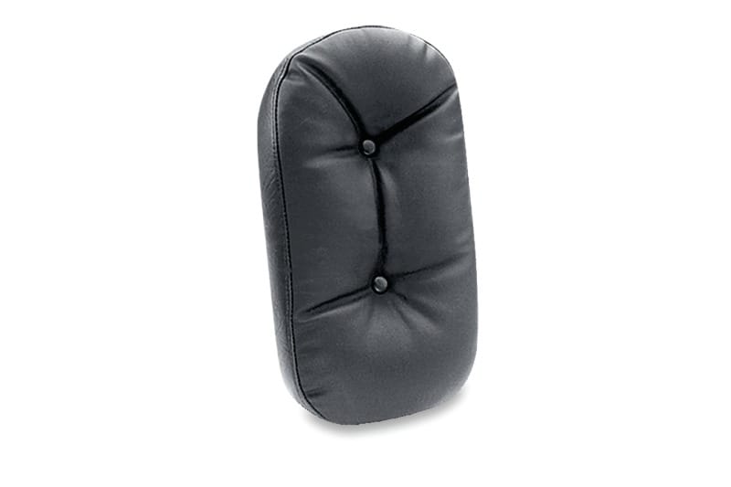 Mustang Motorcycle — Mustang Harley Medallion Style Sissy Bar Pad Regal (7 inch x 12.5 inch) - Black