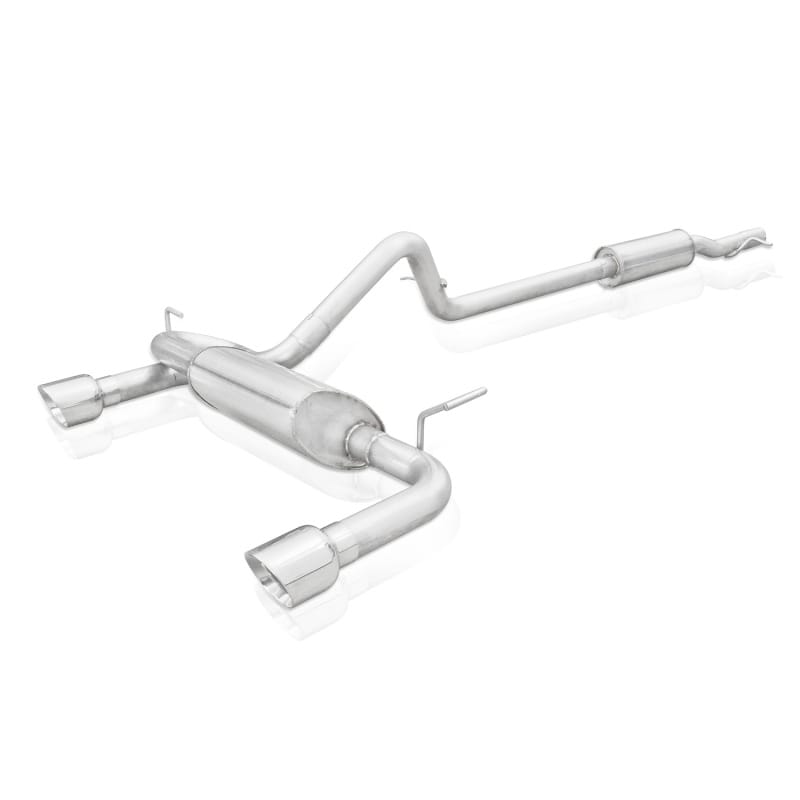 Stainless Works — Stainless Works Catback Dual Outlet Turbo Muffler Factory Connect